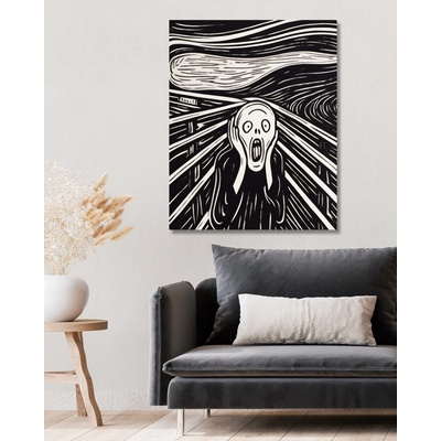ZUTY Obrazy na stenu - Výkrik Rámovanie: bez rámu a bez vypnutia plátna, Rozmer: 80x100 cm