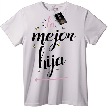 NOONEBRAND Тениска Най-добрата дъщеря - S, Black