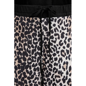 OUI Панталон oui в черно с широка каройка, с висока талия 93782 (93782)