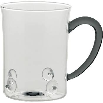 Zafferano Чаша халба Patèa стъклена 510 мл сива (PAT0309)