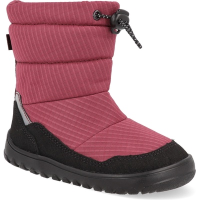 Froddo dívčí zimní barefoot sněhule UP TEX SNOW WOOL Bordeaux G3160249-4