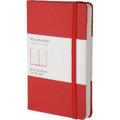 Moleskine Тефтер с редове Moleskine L червен (MOQP060R)