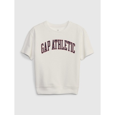 Gap 625839-02 Dětská mikina s krátkým rukávem Bílá