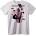 NOONEBRAND Тениска Градска любов сърце - 2XL, White