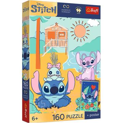 TREFL Premium Plus Kids Lilo & Stitch Na vlnách 160 dielov