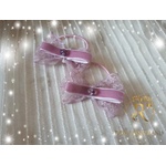 Radi handmade Ластички за коса от дантела и кадифе- 2 бр (029)
