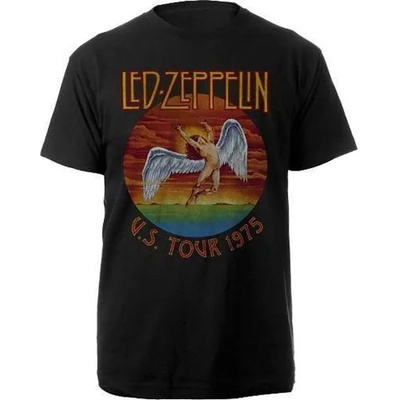 Led Zeppelin USA Tour '75. Black 2XL Риза (LZTS08MB05)