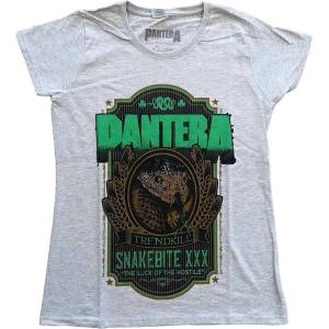 Pantera Snakebite XXX Label Heather Grey L Дамски Риза (PANTS21LH03)