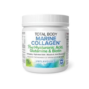 Natural Factors Рибен колаген на прах, с хиалуронова киселина, глутамин и биотин - Total Body Collagen, 135 g (2629 NF)