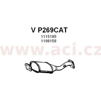 Katalyzátor FENNOsteel ACI V P269CAT