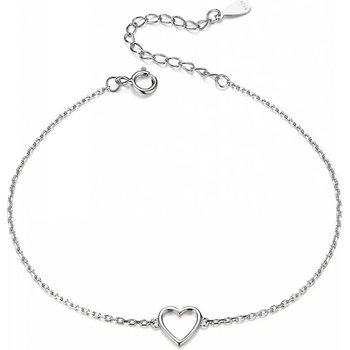 Linda's Jewelry stříbrný náramek Něžné Srdce INR165