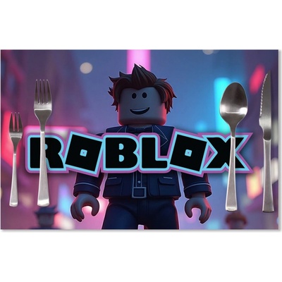 Sablio Prestieranie ROBLOX Neónové mesto 40x30cm