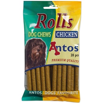 Antos chicken rolls -Кучешко лакомство меки солети с пиле, 200 гр
