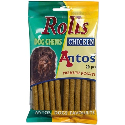 Antos chicken rolls -Кучешко лакомство меки солети с пиле, 200 гр