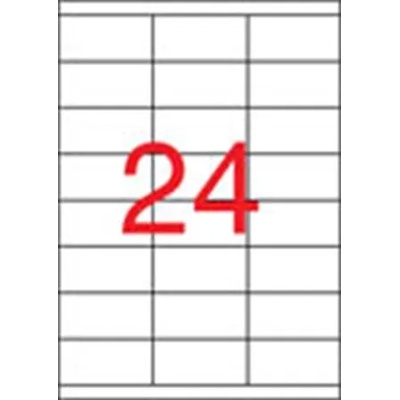 APLI Универсален етикет, 70x36 mm, APLI, 2400 етикета в опаковка 01298 (01298)