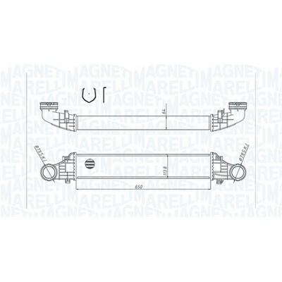 Chladič plniaceho vzduchu MAGNETI MARELLI 351319204180