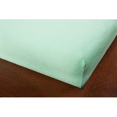 Wooline Froté prostěradlo zelené 90x200