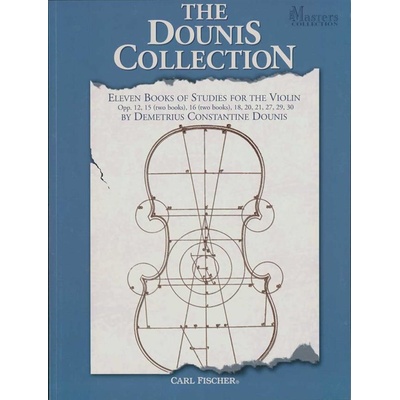 Demetrius Constantine Dounis 11 Books Of Studies for The Violin noty na housle