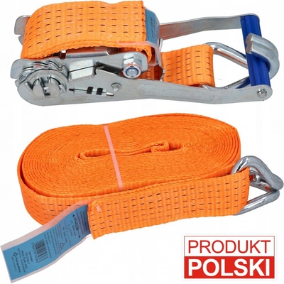 Gurtna 5000 kg - Upínací pás s račňou dvojdielny s hrotovými hákmi, LC 2500 daN 10 m 50 mm LC 2 500 2024