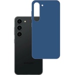 3mk Protection Калъф за Samsung Galaxy S23 Plus, термополиуретанов, 3MK Matt Case, удароустойчив, тъмносин