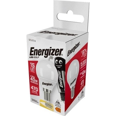 Energizer LED žárovka Globe 6W Eq 40W E14, S14386, teplá bílá