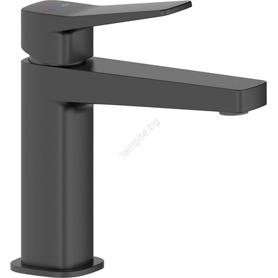 Armatura 4522-815-81 - Смесител за мивка + изпразнител MALAGA 15, 9 см черен (KF0194)