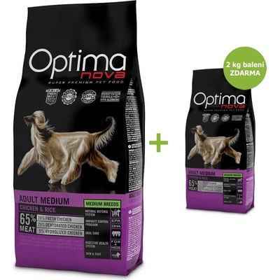 Optima Nova Dog Adult Medium 12 kg