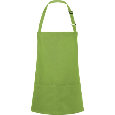 G.Gastro Karlowsky Zástěra s laclem krátká Basic limetková D9785556