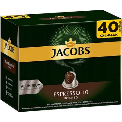 Jacobs Espresso Intenso 40 kapsúl do kávovaru Nespresso