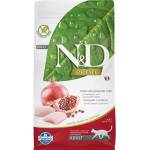Farmina N&D CAT Prime Adult GRAIN FREE Chicken & Pomegranate - пълноценна храна за пораснали котки над 1 година, с пилешко месо и нар - 5кг PND0500015