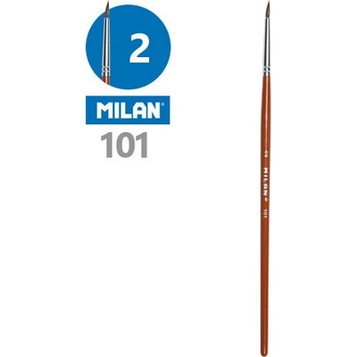 Štetec guľatý MILAN č. 2 - 101
