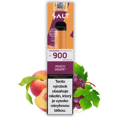 Salt Switch 900 Peach Grape 20 mg 900 poťahov