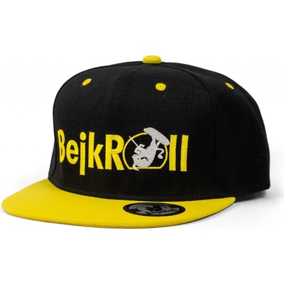 BejkRoll SnapBack Yupoong rovné logo Yellow