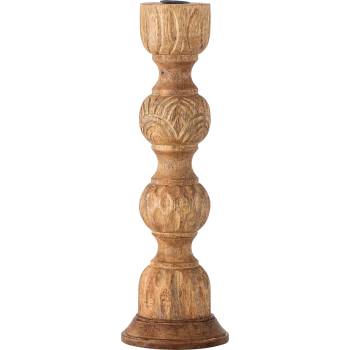 Bloomingville Свещник за класическа свещ Nalua от мангово дърво 32 см (82068479)