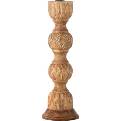 Bloomingville Свещник за класическа свещ Nalua от мангово дърво 32 см (82068479)