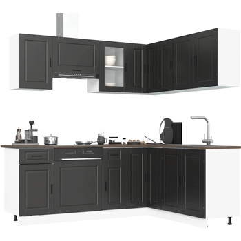 vidaXL Комплект кухненски шкафове от 11 части Porto, инженерно дърво (3314962)