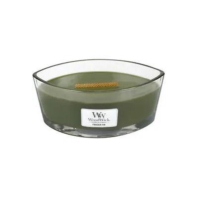 WoodWick Frasier Fir ароматна свещ с дървен фитил 453, 6 гр