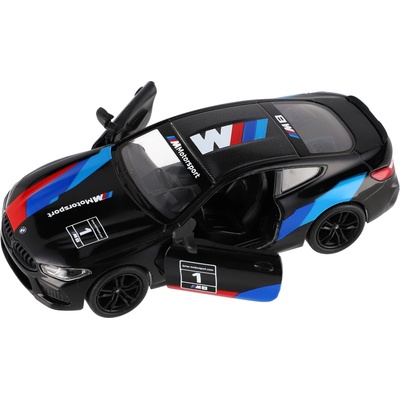 Kinsmart Auto BMW M8 Competition Coupe 13cm 1:38 kov zpětný chod Barva: Černá