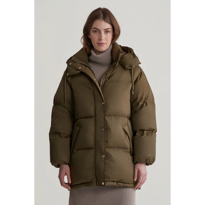 GANT MID LENGTH DOWN JACKET DARK CACTUS