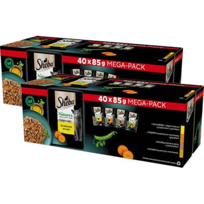 Sheba Nature's Collection Poultry Jelly Flavours 80 x 85 g