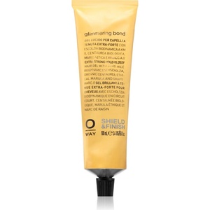 Oway Shield & Finish Glimmering Bond екстра силен гел за здрави прически с блясък 100ml