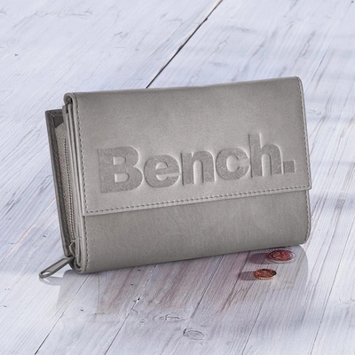 Bench Bench Kožená peňaženka Wonder šedá