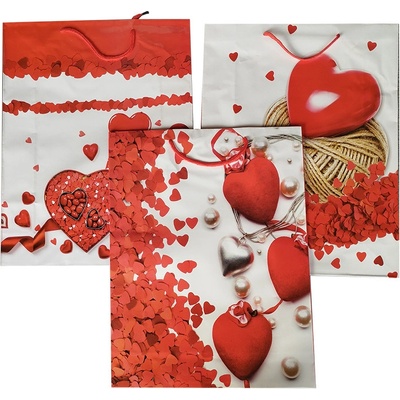 Darčeková taška Hearts 32x44x11cm