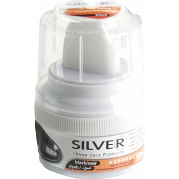 Silver samoleštiaci krém na obuv s aplikátorom čierny 50ml