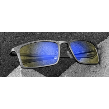 GUNNAR Геймърски очила GUNNAR Plaid Graphite, Amber лещи, UV + синя светлина защита - PLD-11101 (PLD-11101)