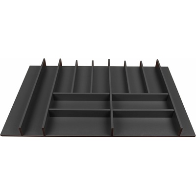 Príborník Elletipi Wood Line pre zásuvky 90 cm čierny buk PLA O50090 BLT18 (PLA O50090 BLT18)