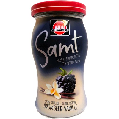 SCHWARTAU SAMT BROMBEER - VANILLE - ovocný džem - 270g