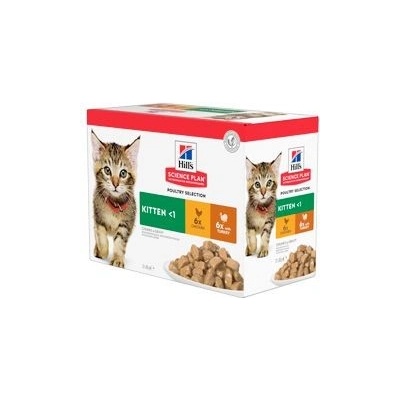 Hill’s Science Plan Kitten hydinový výber 24 x 85 g