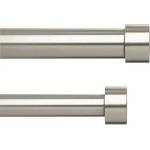 Umbra hk ltd (Канада) Двоен корниз umbra cappa в цвят никел - размер 305-457 см (umbra 1014402-411)