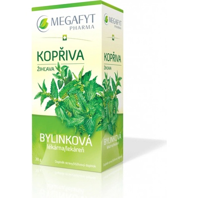 MEGAFYT Bylinková lekáreň ŽÍHĽAVA bylinný čaj 20 x 1,5 g